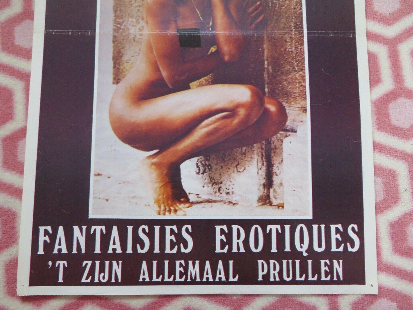 FANTAISIES EROTIQUES BELGIUM (21"x 14.5") POSTER AJITA WILSON ADULT MOVIE 70S - Rendezvous Cinema