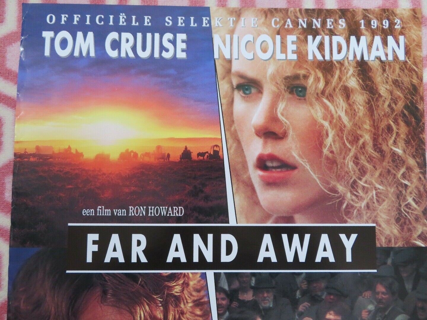 FAR AND AWAY BELGIUM (21.5"x 16") POSTER TOM CRUISE NICOLE KIDMAN 1992 Movie posters