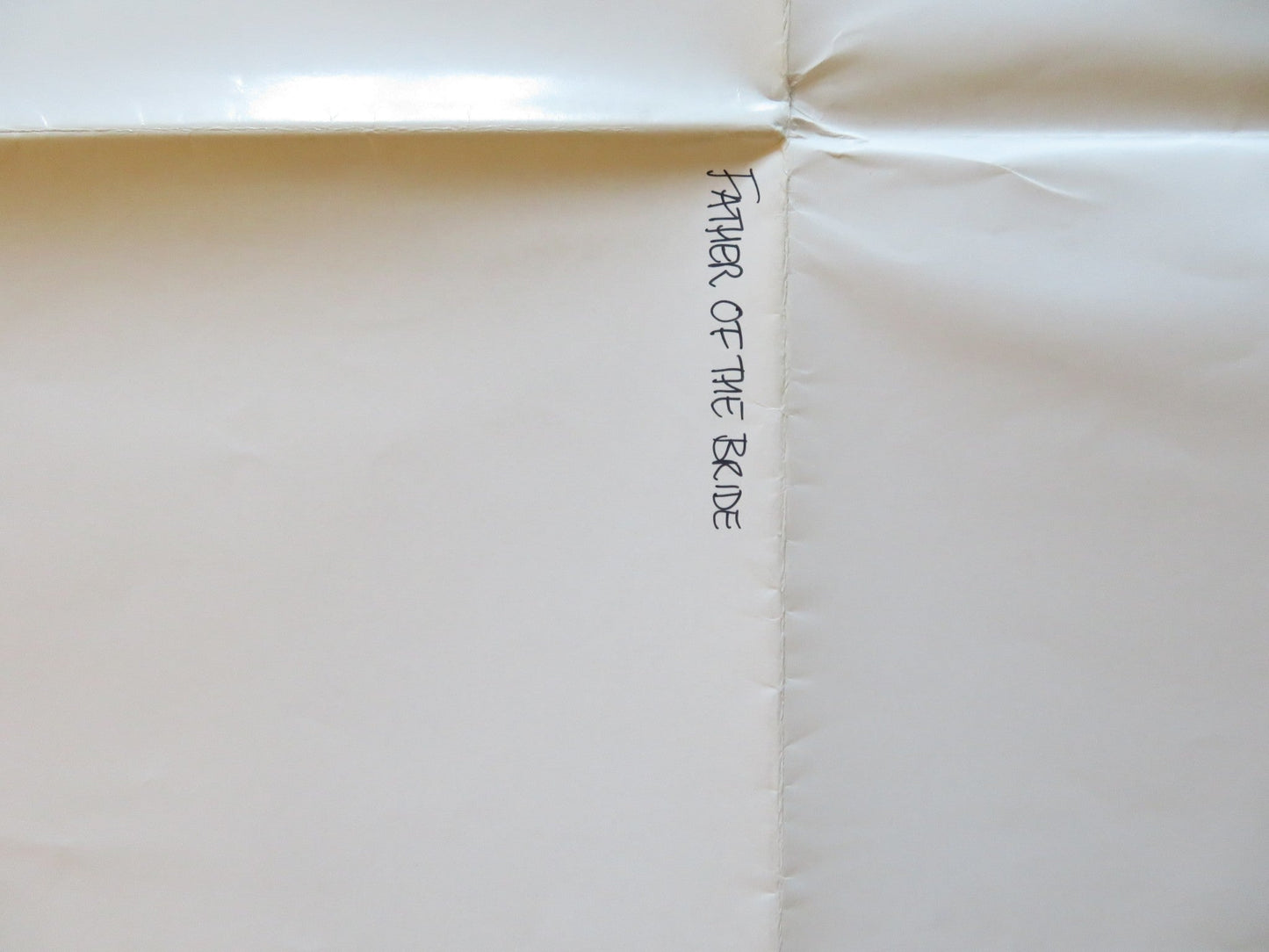 FATHER OF THE BRIDE UK QUAD POSTER FOLDED STEVE MARTIN DIANE KEATON 1991 Rendezvous Cinema Movie posters