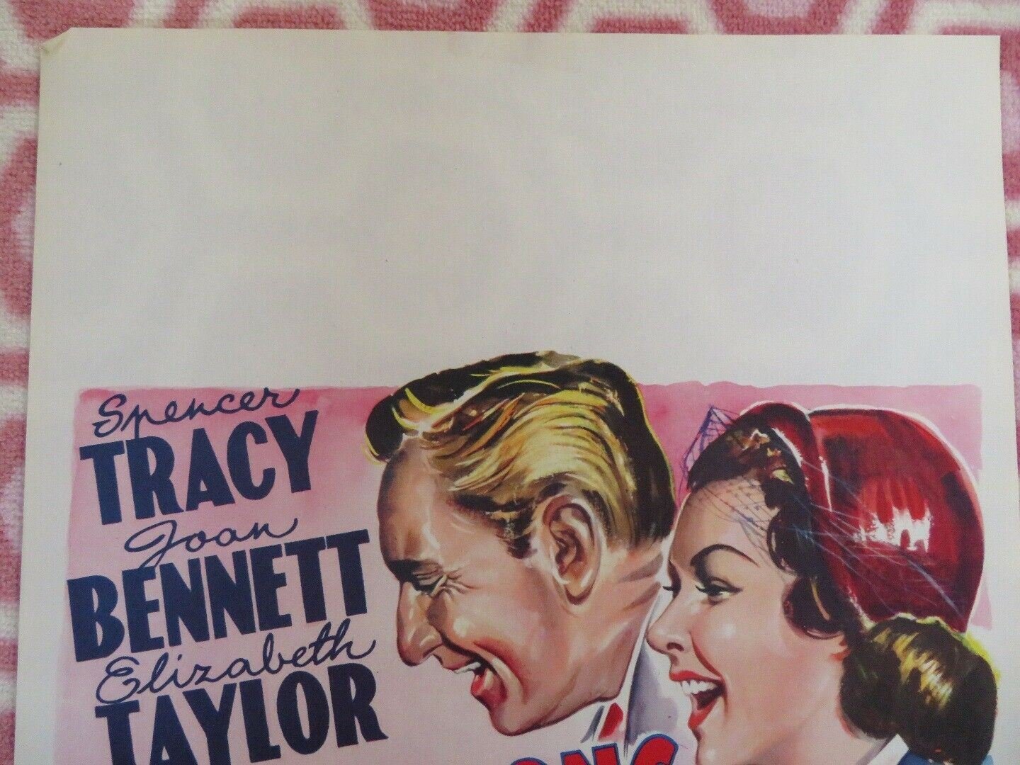 Father's Little Dividend BELGIUM (22"x14.5") POSTER ELIZABETH TAYLOR 1951 Movie posters