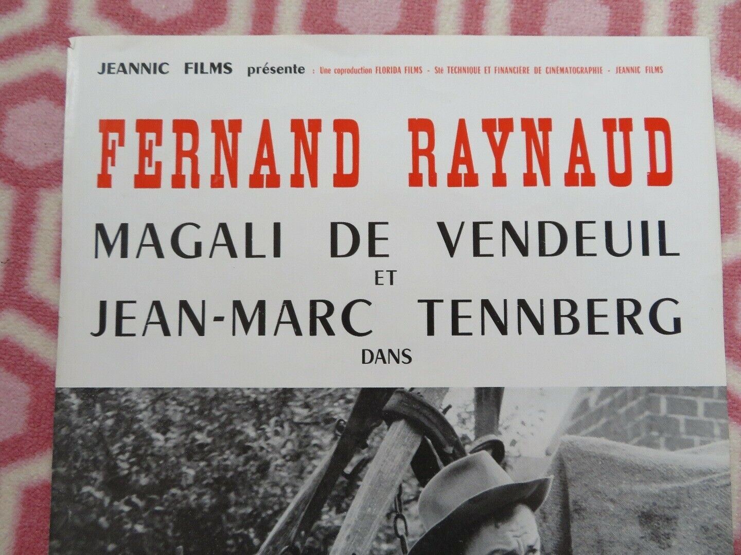 FERNAND CLOCHARD FRENCH (39.5"x 12") POSTER PIERRE CHEVALIER 1957 Movie posters