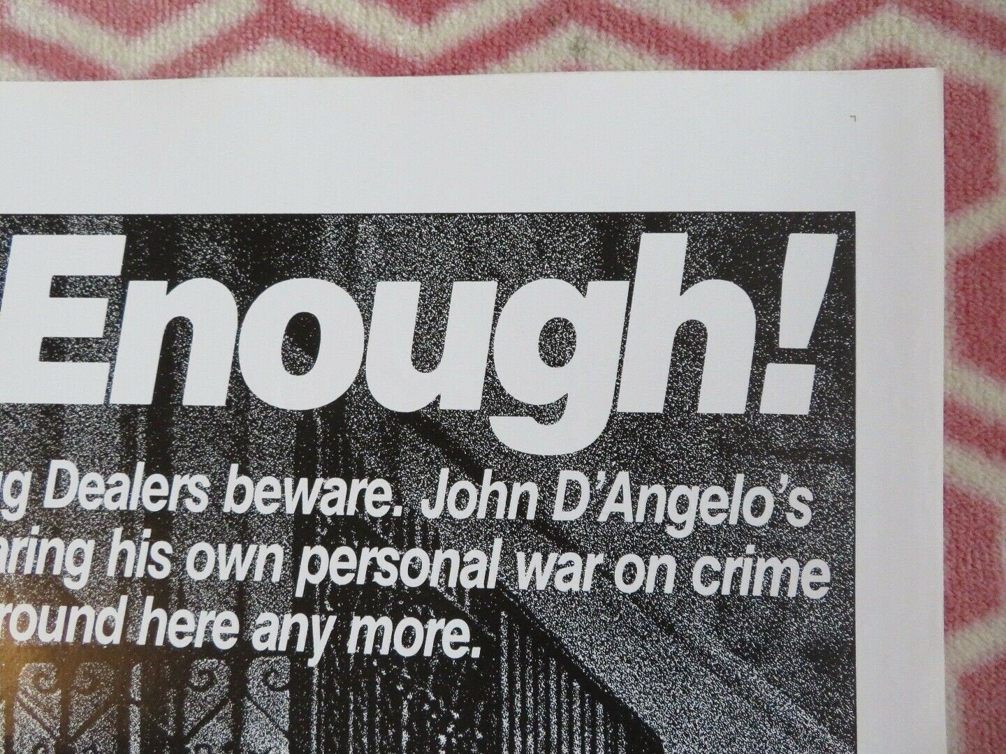 FIGHTING BACK US ONE SHEET POSTER TOM SKERRITT PATTI LOPONE 1982 Movie posters