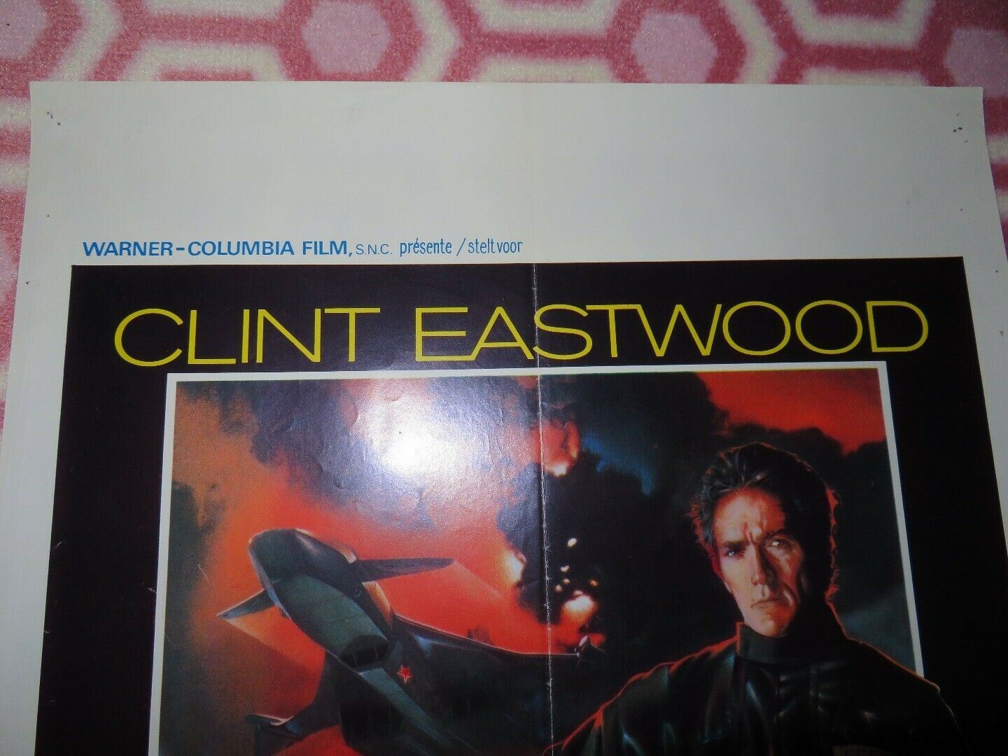 FIREFOX BELGUIM (22"x 14") POSTER CLINT EASTWOOD CRAIG THOMAS 1982 - Rendezvous Cinema