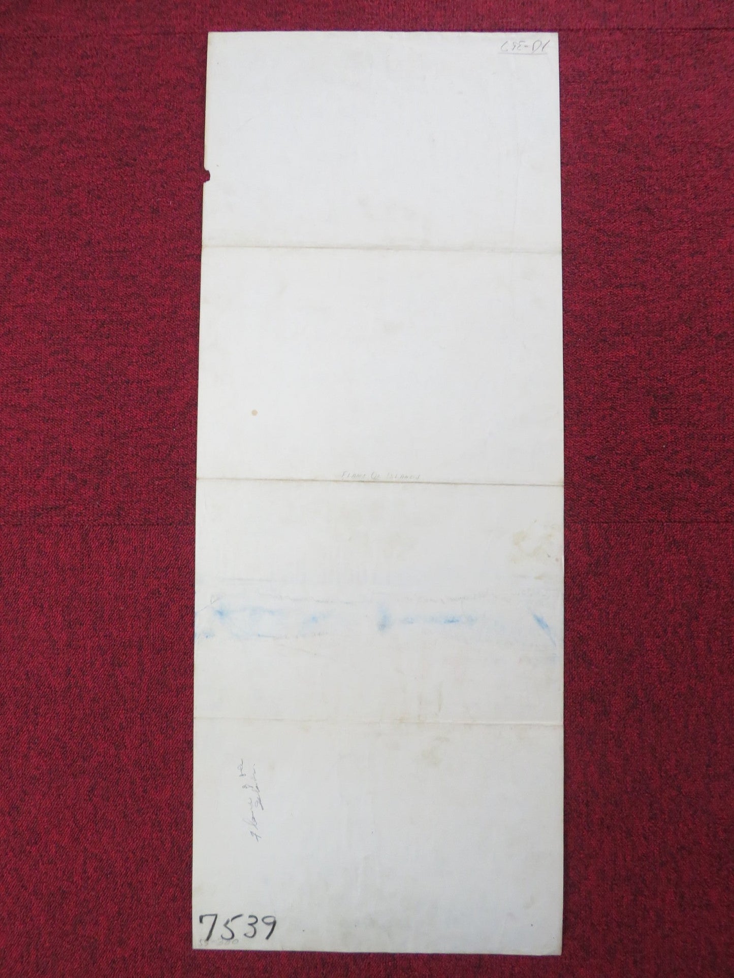 FLAME OF THE ISLANDS US INSERT (14"x 36") POSTER YVONNE DE CARLO H. DUFF 1955 Rendezvous Cinema Movie posters