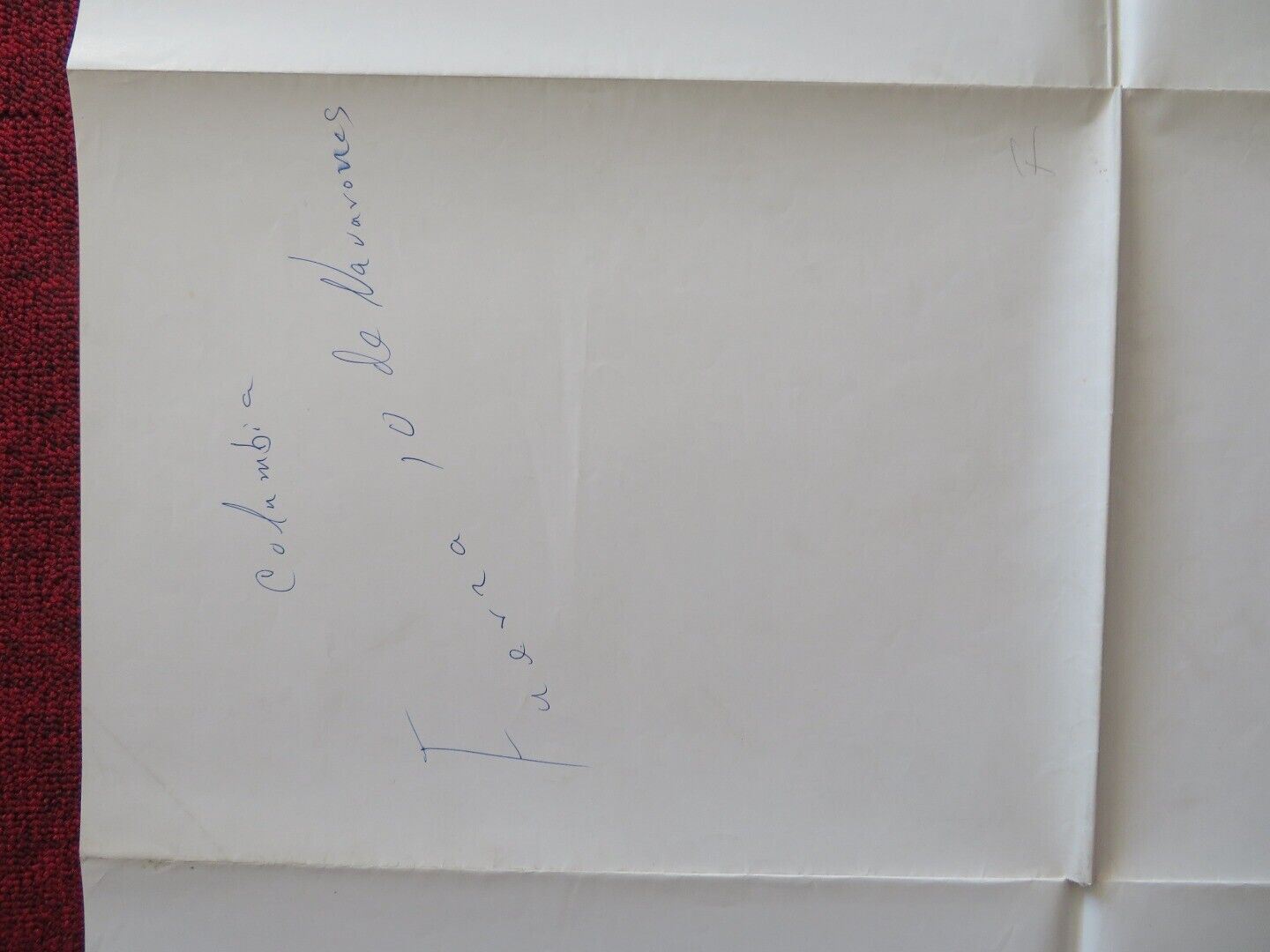 FORCE 10 FROM NAVARONE SPANISH ONE SHEET FOLDED POSTER HARRISON FORD ROBERT SHAW - Rendezvous Cinema