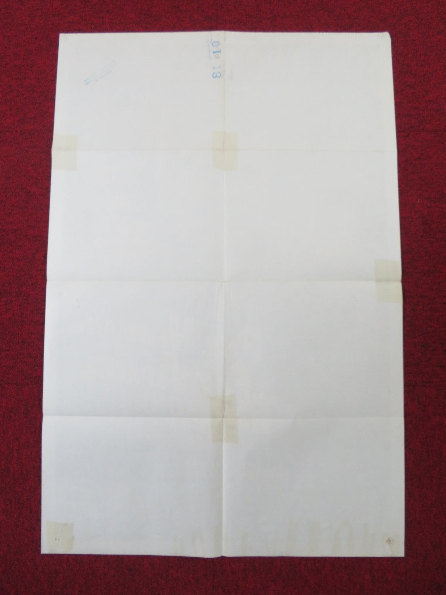 FORT APACHE, THE BRONX FOLDED US ONE SHEET POSTER PAUL NEWMAN EDWARD ASNER 1981 Rendezvous Cinema Movie posters