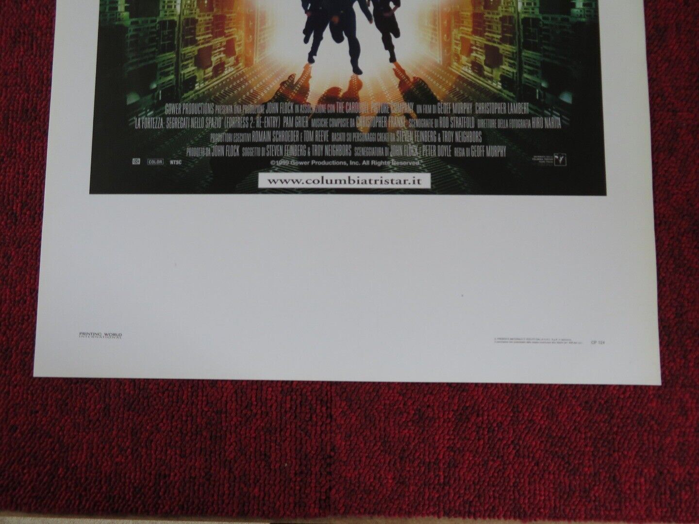 FORTRESS 2: RE - ENTRY ITALIAN LOCANDINA (27.5"x13") POSTER C LAMBERT 2000 Movie posters