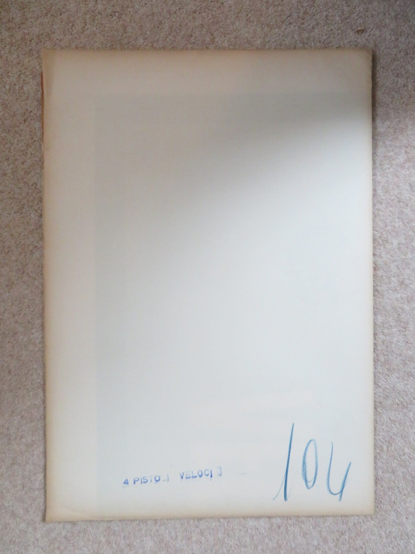 FOUR FAST GUNS ITALIAN 2 FOGLIO POSTER JAMES CRAIG MARTHA VICKERS 1960 Rendezvous Cinema Movie posters