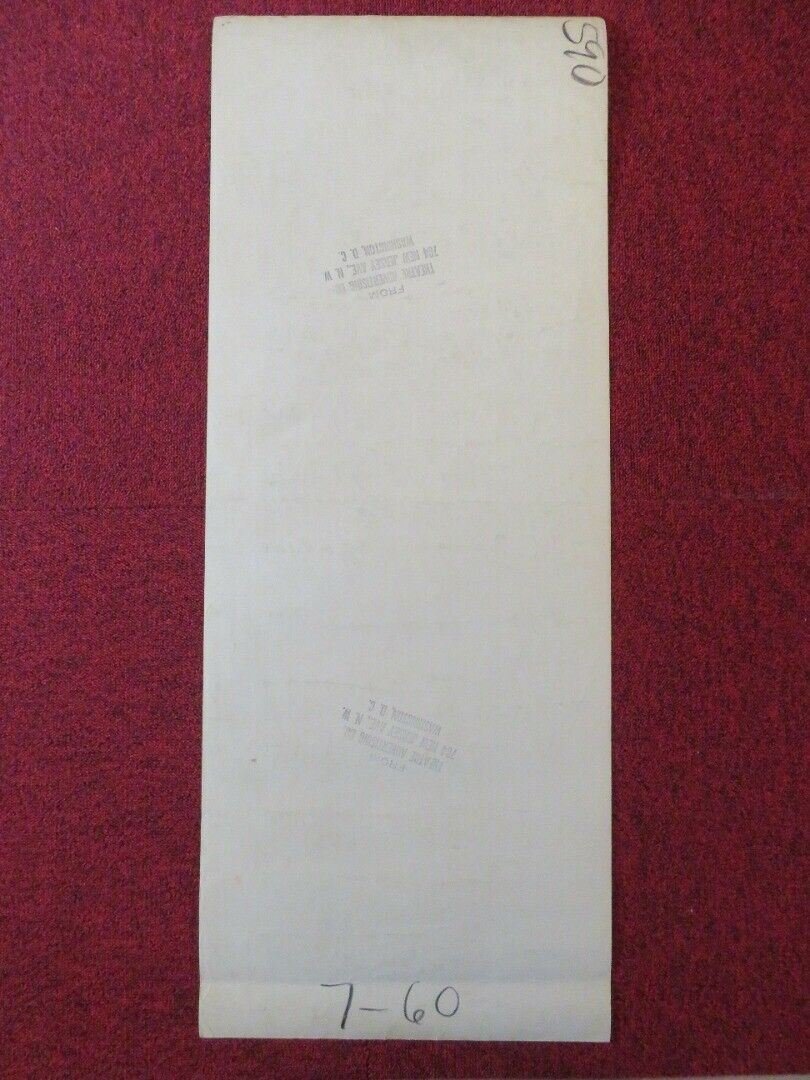 FOUR FAST GUNS US INSERT (14"x 36") POSTER JAMES CRAIG MARTHA VICKERS 1960 Rendezvous Cinema Movie posters