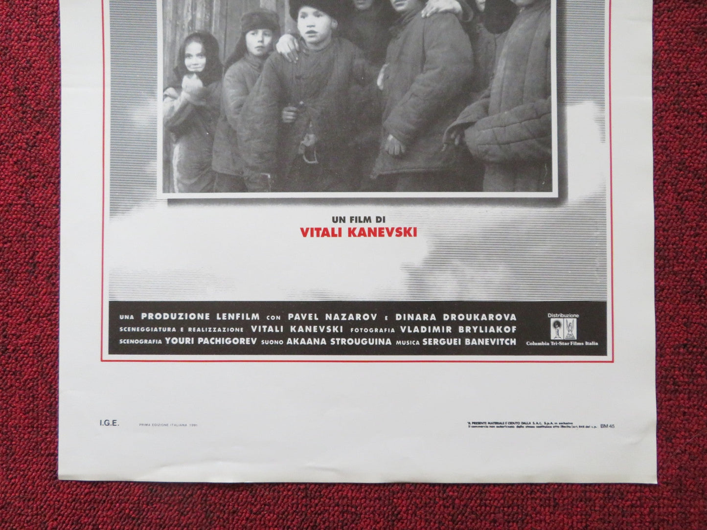 FREEZE DIE COME TO LIFE ITALIAN LOCANDINA POSTER DINARA DROUKAROVA NAZARO 1990 Rendezvous Cinema Movie posters