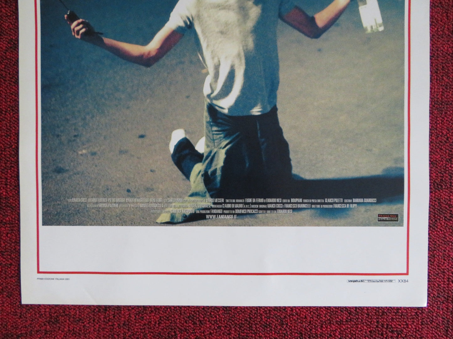 FUGHE DA FERMO ITALIAN LOCANDINA POSTER MARCO COCCI LUCIANO FEDERICO 2000 Rendezvous Cinema Movie posters