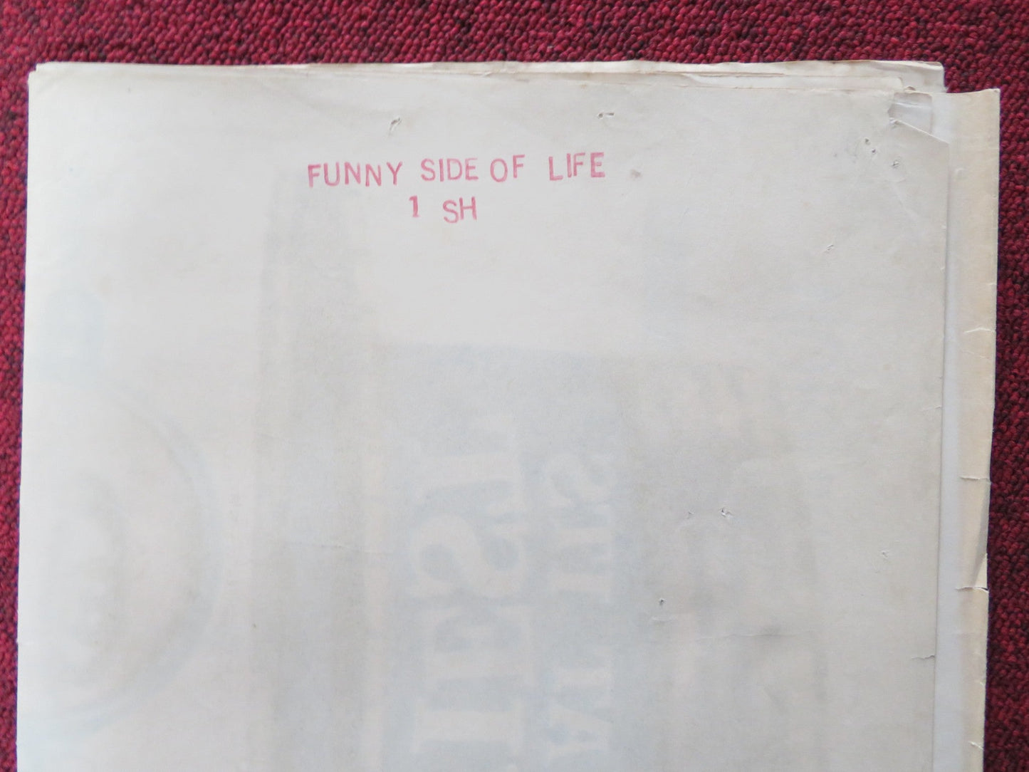 FUNNY SIDE OF LIFE FOLDED US ONE SHEET POSTER HAROLD LLOYD 1963 Rendezvous Cinema Movie posters