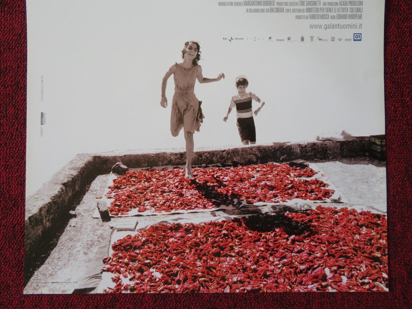 GALANTUOMINI ITALIAN LOCANDINA (27"x12.5") POSTER DONATELLA FINOCCHIARO 2008 Movie posters