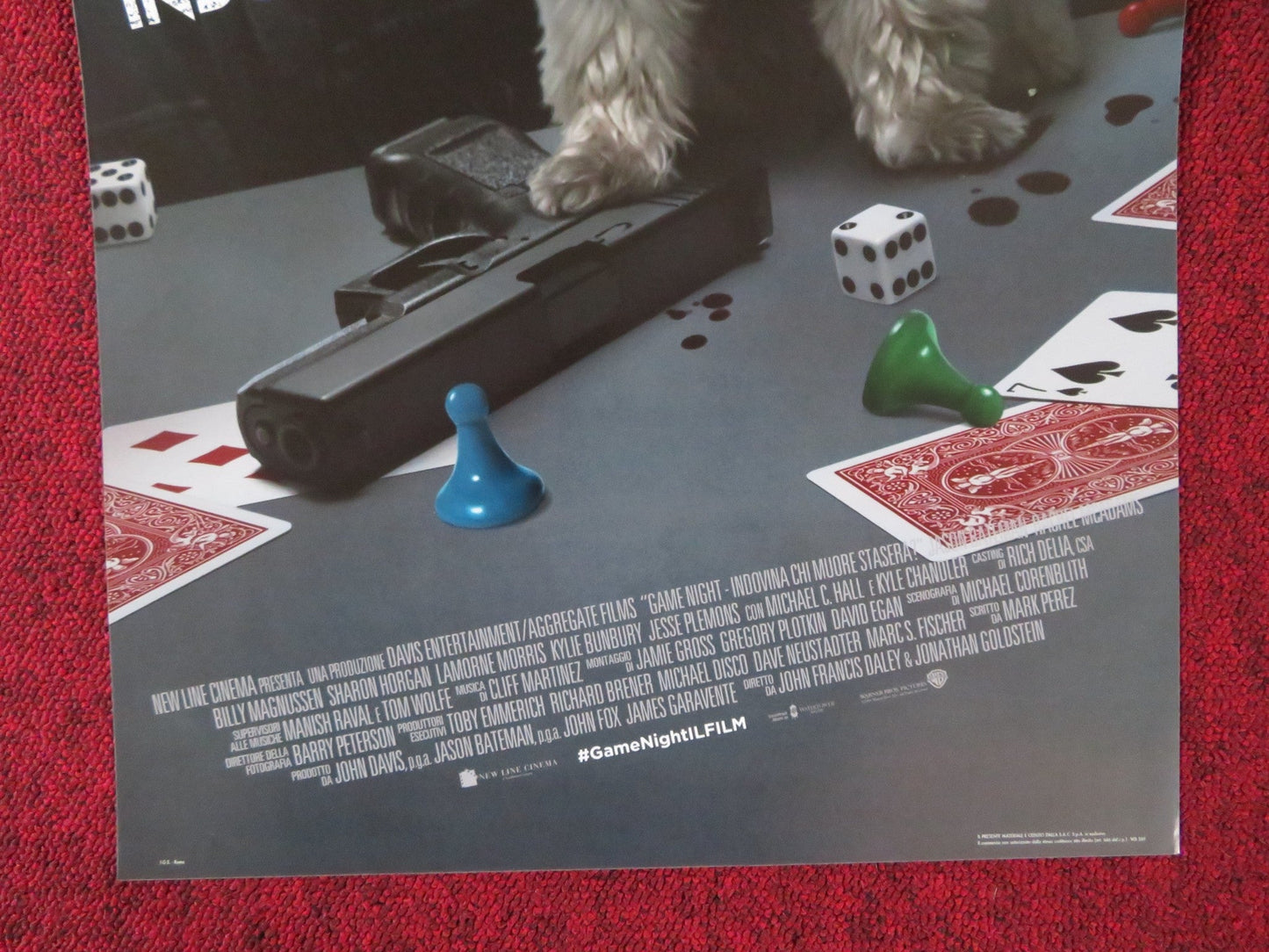 GAME NIGHT ITALIAN LOCANDINA POSTER JASON BATEMAN RACHEL MCADAMS 2018 Rendezvous Cinema Movie posters