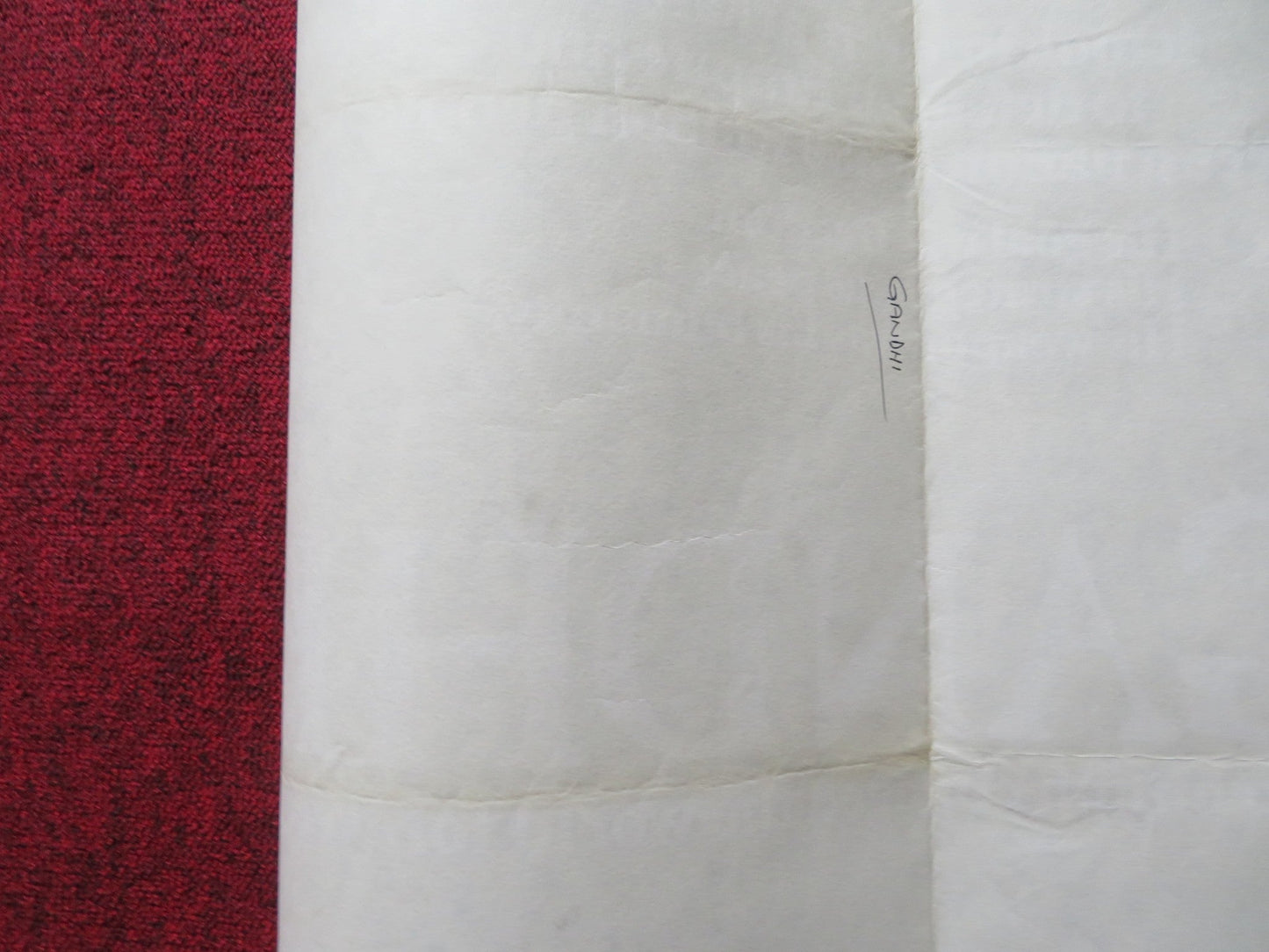 GANDHI UK QUAD (30"x 40") ROLLED POSTER BEN KINGSLEY ROSHAN SETH 1982 Rendezvous Cinema Movie posters