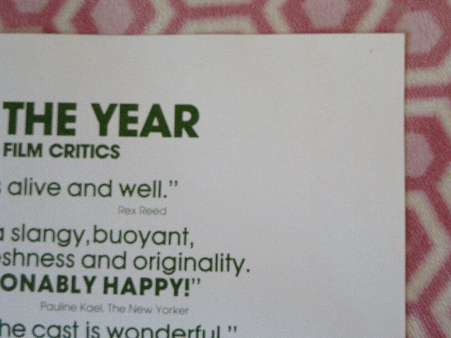 GET OUT YOUR HANDKERCHIEFS FOLDED US ONE SHEET POSTER GERARD DEPARDIEU 1978 Movie posters