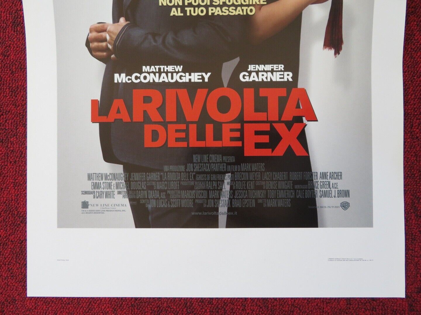 GHOSTS OF GIRLFRIENDS PAST ITALIAN LOCANDINA (27.5"x13") POSTER J GARNER 2009 Movie posters