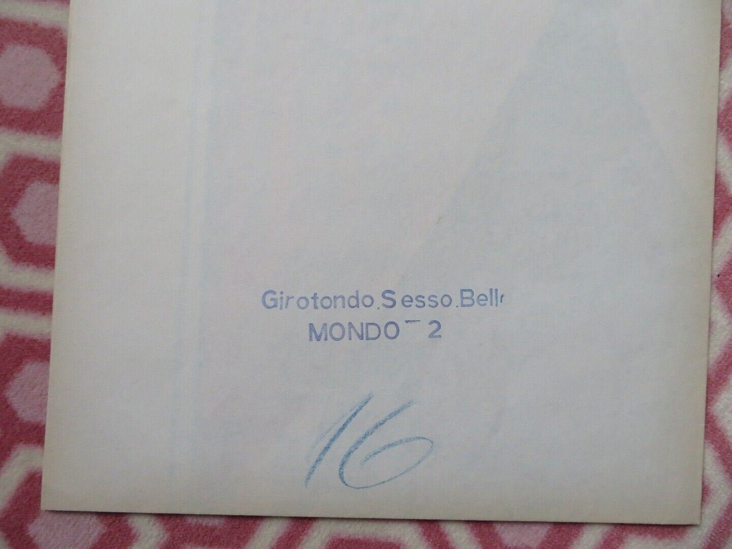 GIRO GIOTONDO CON IL SESSO E BELLO IL MONDO ITALIAN 2 FOGLIO POSTER 1976 Movie posters