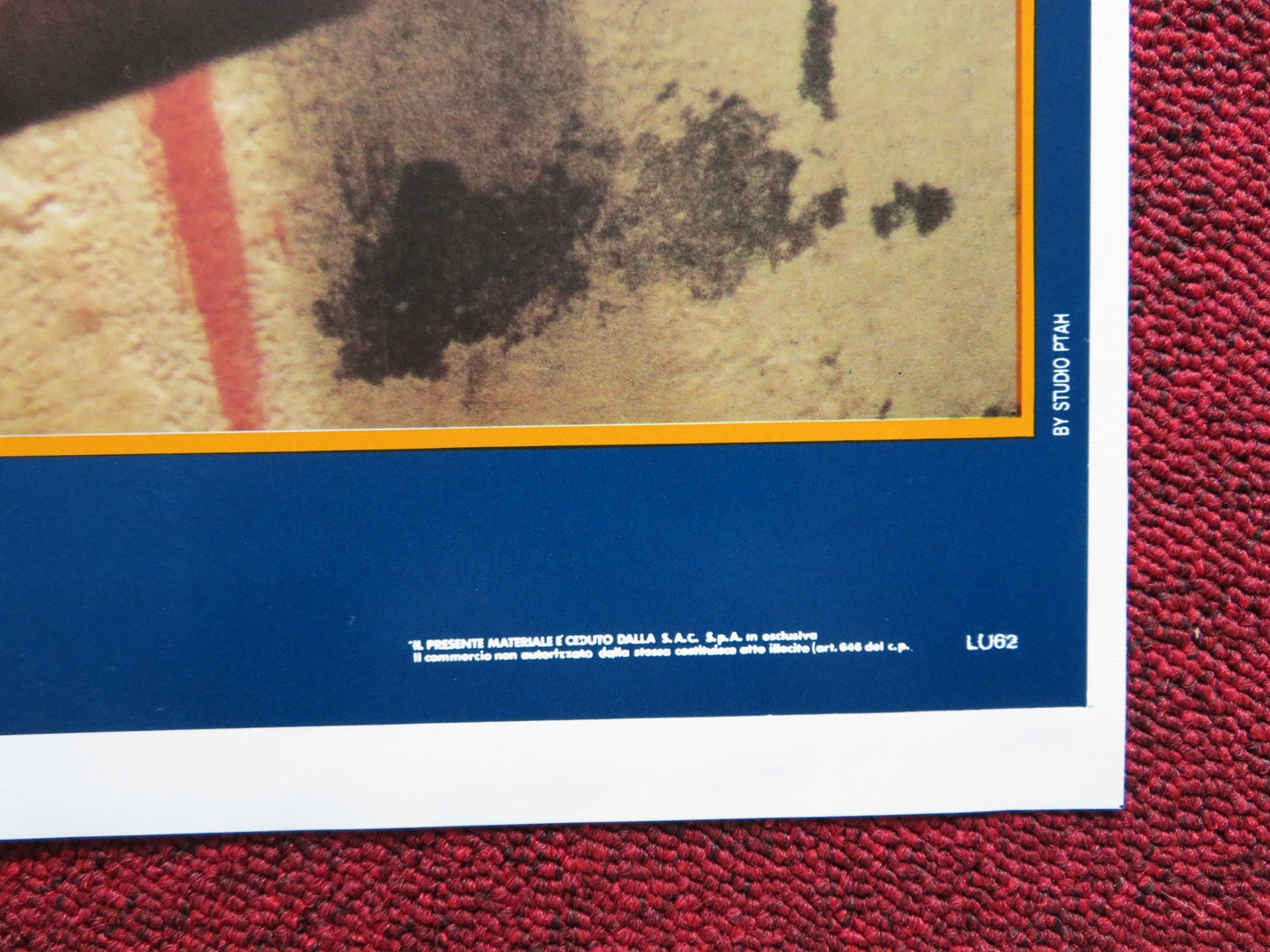 GLI ZOCCOLI D'ORO - D ITALIAN FOTOBUSTA POSTER HICHEM ROSTOM HAMMADI ZAROUK 1989 Rendezvous Cinema Movie posters