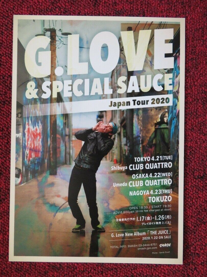 G.LOVE & SPECIAL SAUCE - JAPAN TOUR JAPANESE MUSIC TOUR GIG POSTER Movie posters