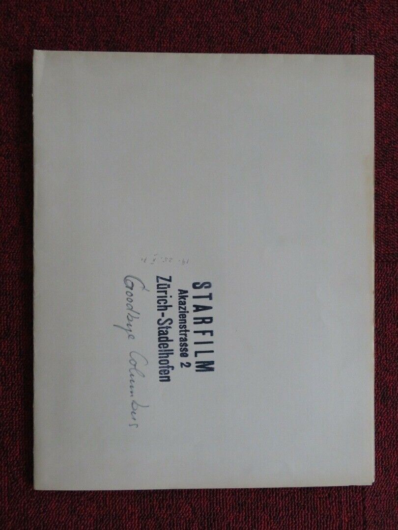 GOODBYE COLUMBUS FOLDED U.S HALF SHEET POSTER ALI MACGRAW RICHARD BENJAMIN 1969 - Rendezvous Cinema