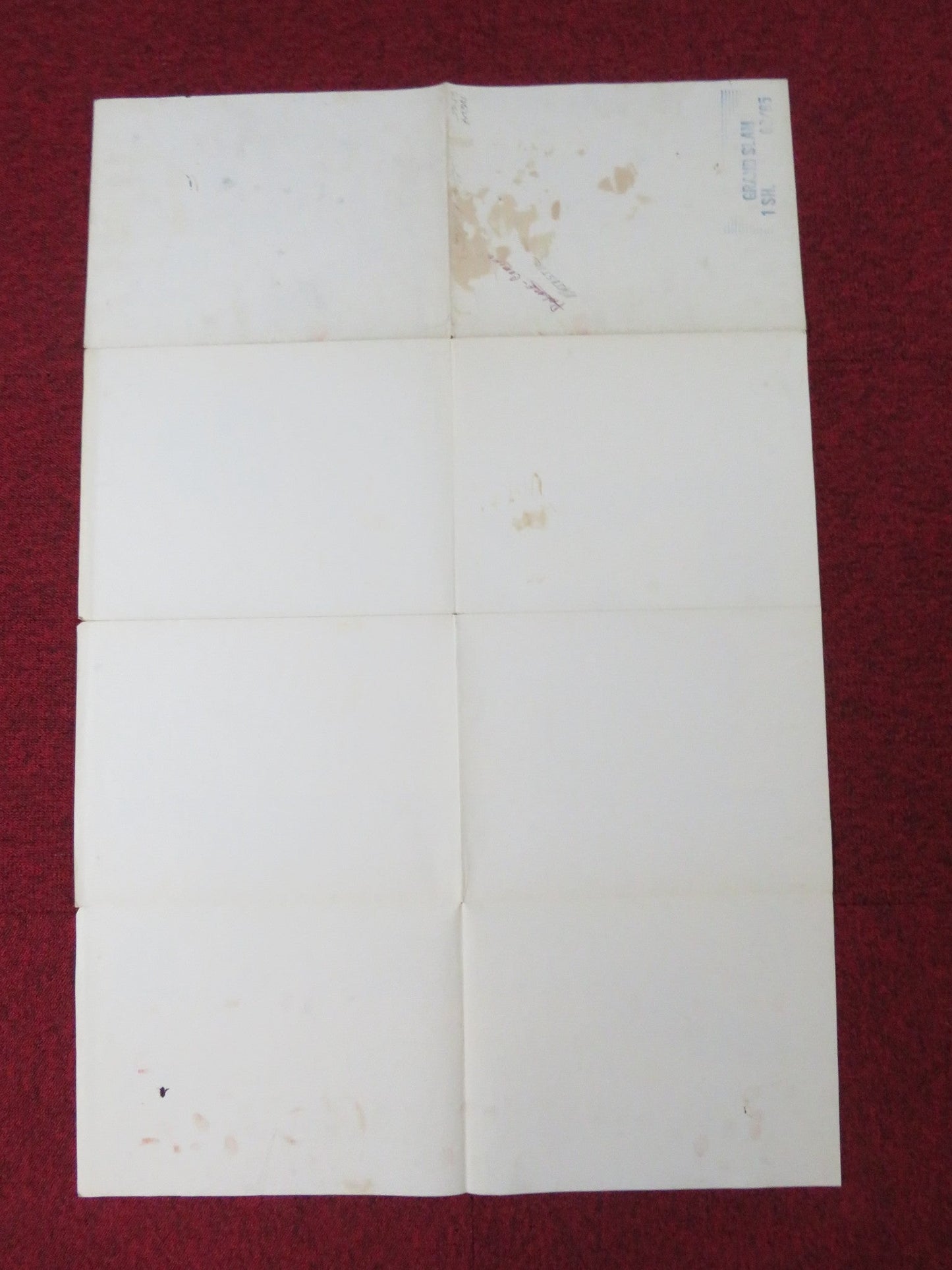 GRAND SLAM FOLDED US ONE SHEET POSTER JANET LEIGH ROBERT HOFFMAN 1967 Rendezvous Cinema Movie posters