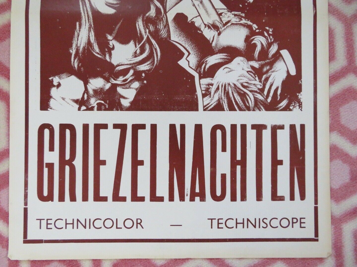 GRIEZELNACHTEN/ The Murder Clinic BELGIUM (22"x14.5") POSTER FRANCOISE PREVOST Rendezvous Cinema Movie posters