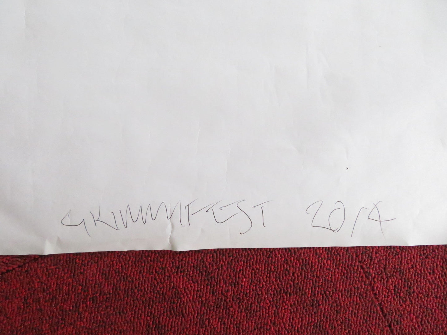 GRIMMFEST UK QUAD (30"x 40") ROLLED POSTER MOVIE FESTIVAL 2014 Rendezvous Cinema Movie posters