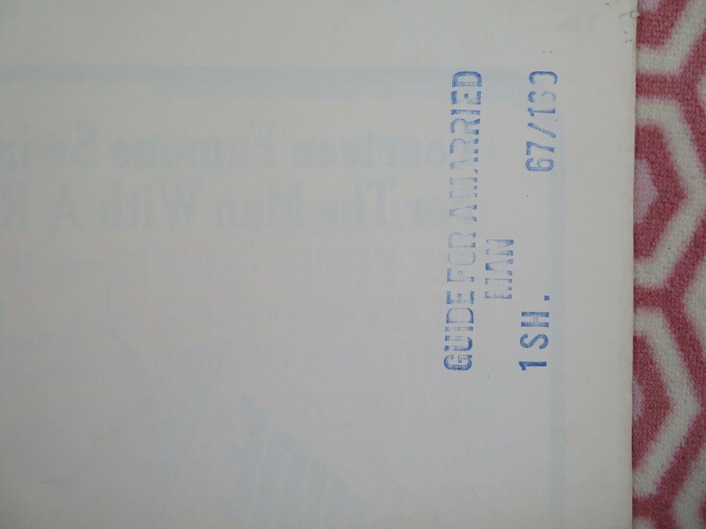 GUIDE FOR A MARRIED MAN FOLDED US ONE SHEET POSTER WALTER MATTHAU 1967 Movie posters