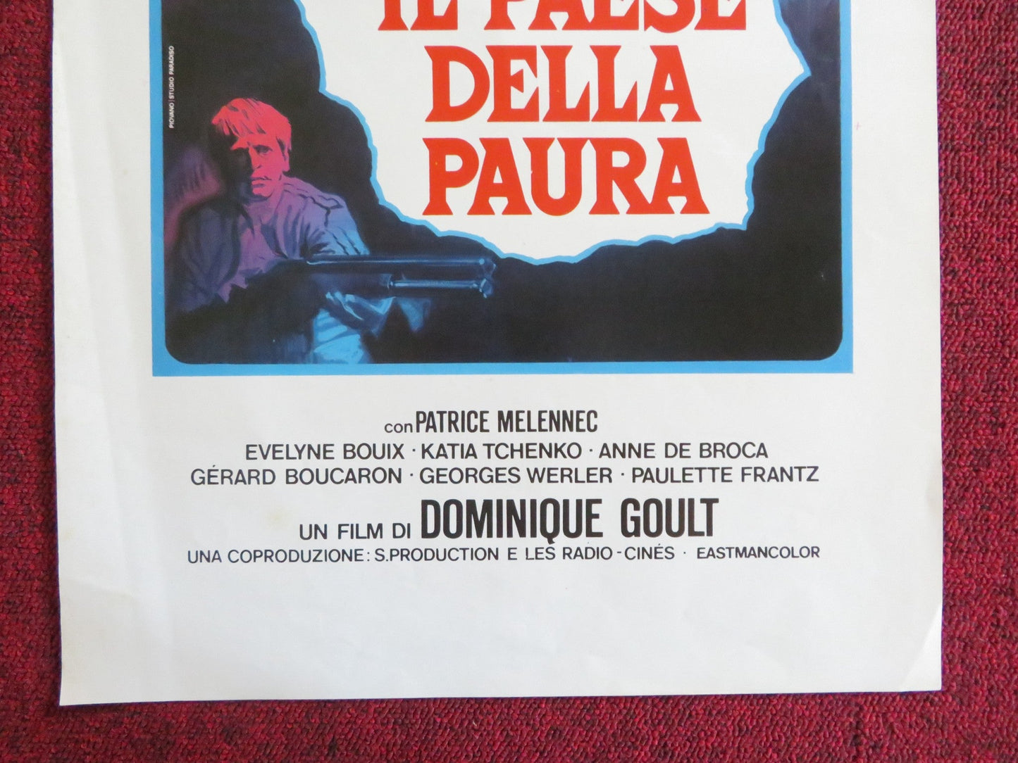 HAINE KILLER TRUCK ITALIAN LOCANDINA POSTER KLAUS KINSKI MARIA SCHNEIDER 1979 Rendezvous Cinema Movie posters