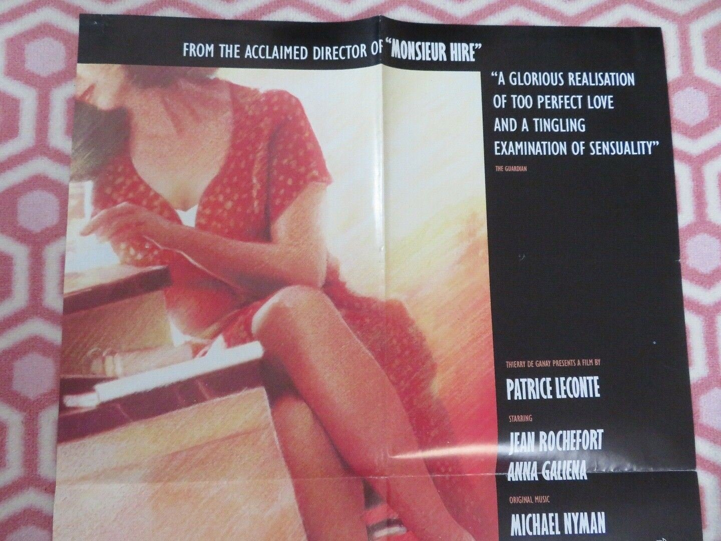 HAIRDRESSERS HUSBAND UK DOUBLE CROWN POSTER JEAN ROCHEFORT 1990 Movie posters