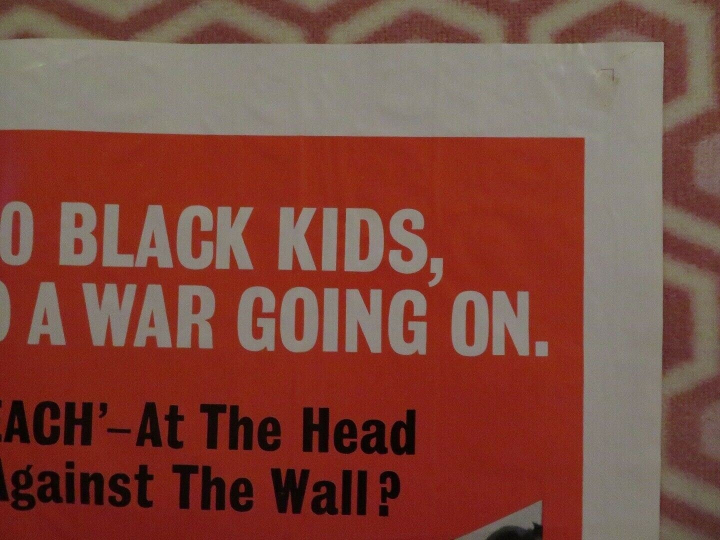 HALLS OF ANGER US ONE SHEET POSTER TONY CALVIN LOCKHART 1970 Movie posters