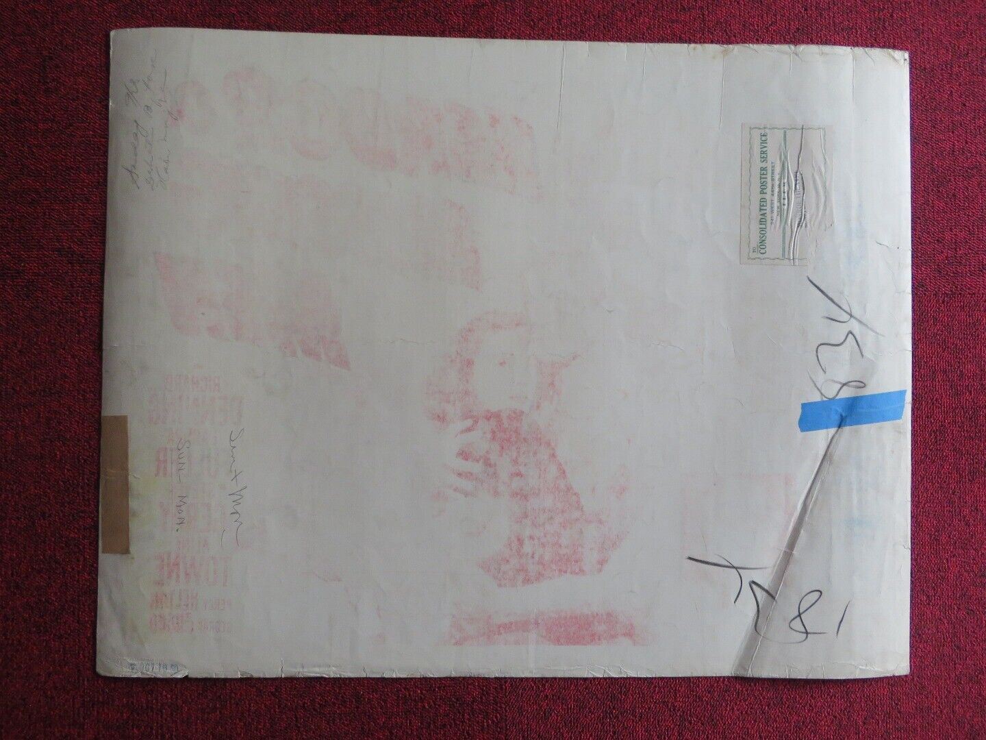 HARBOR OF MISSING MEN US HALF SHEET (22"x 28") POSTER RICHARD DENNING 1950 Movie posters