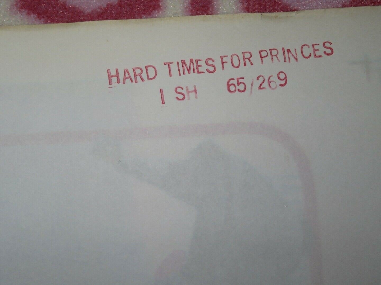 HARD TIME FOR PRINCESS / La congiuntura US ONE SHEET POSTER J.COLLINS 1965 Movie posters