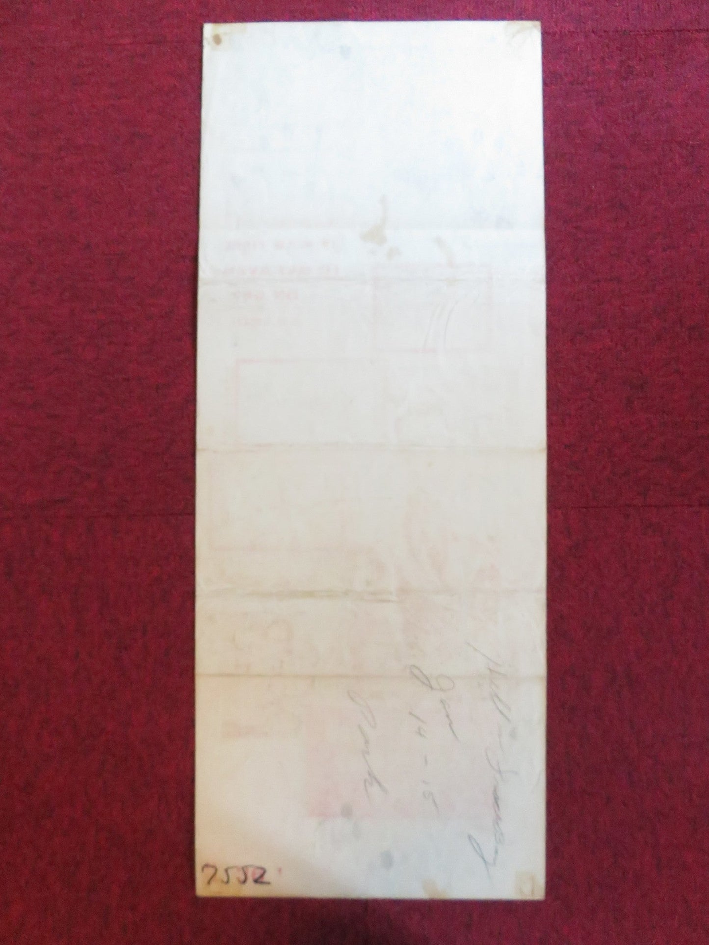 HELL ON FRISCO BAY US INSERT (14"x 36") POSTER ALAN LADD EDWARD G. ROBINSON 1956 Rendezvous Cinema Movie posters