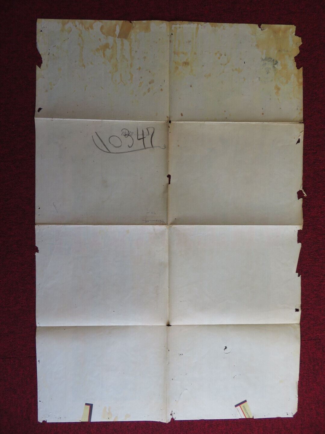 HIAWATHA FOLDED US ONE SHEET POSTER VINCE EDWARDS YVETTE DUGUAY 1952 Movie posters