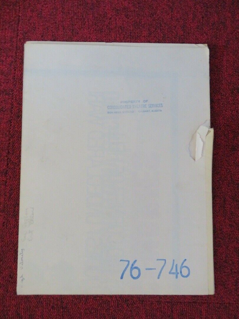 HIGH VELOCITY FOLDED US ONE SHEET POSTER BRITT EKLAND BEN GAZZARA 1976 Movie posters