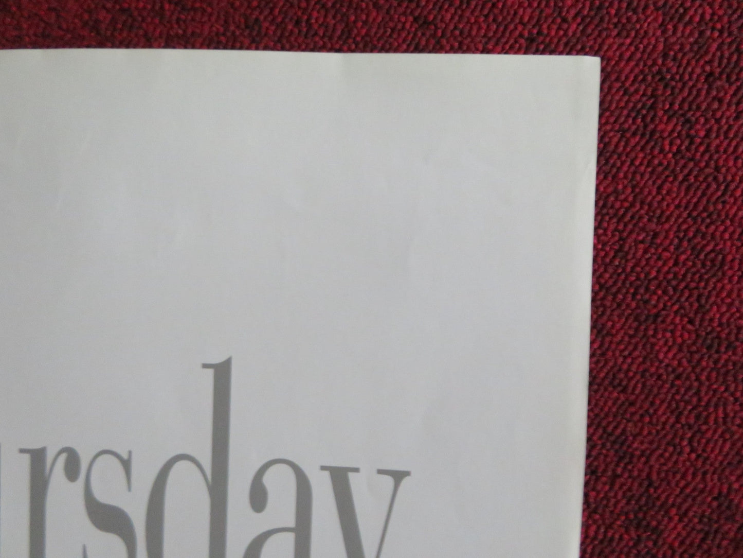 HOME FOR THE HOLIDAYS FOLDED US ONE SHEET POSTER HOLLY HUNTER R. DOWNEY JR. 1995 Rendezvous Cinema Movie posters