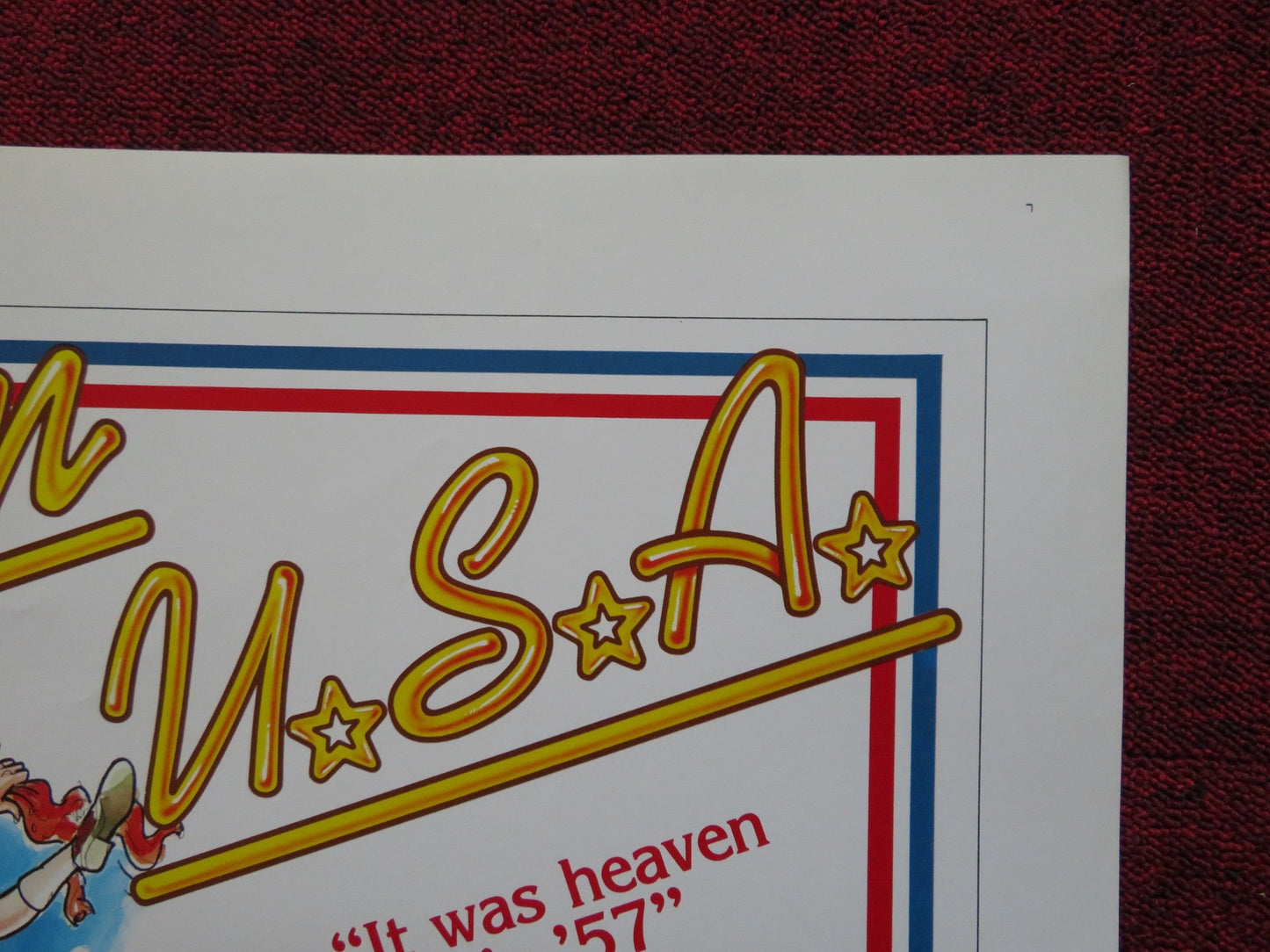 HOMETOWN U.S.A. FOLDED US ONE SHEET POSTER GARY SPRINGER DAVID WILSON 1979 Rendezvous Cinema Movie posters