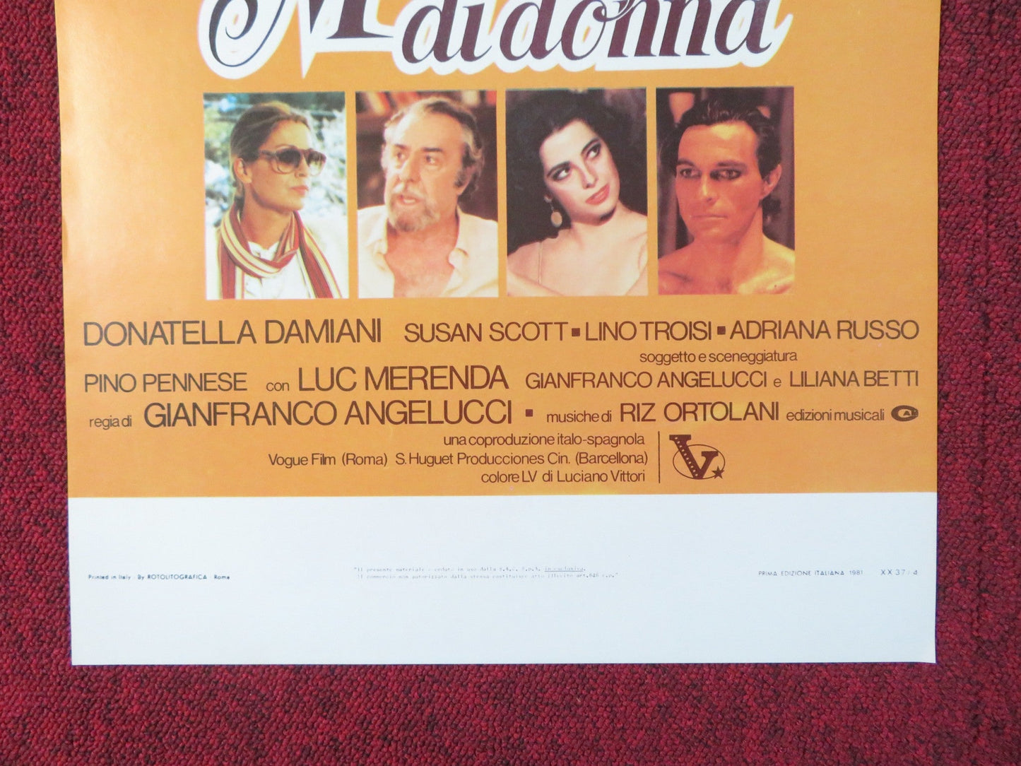 HONEY ITALIAN LOCANDINA POSTER CLIO GOLDSMITH CATHERINE SPAAK 1981 Rendezvous Cinema Movie posters