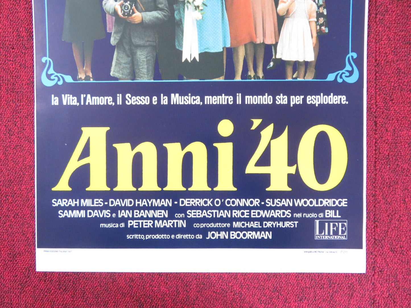 HOPE AND GLORY ITALIAN LOCANDINA POSTER SARAH MILES DAVID HAYMAN 1987 Rendezvous Cinema Movie posters
