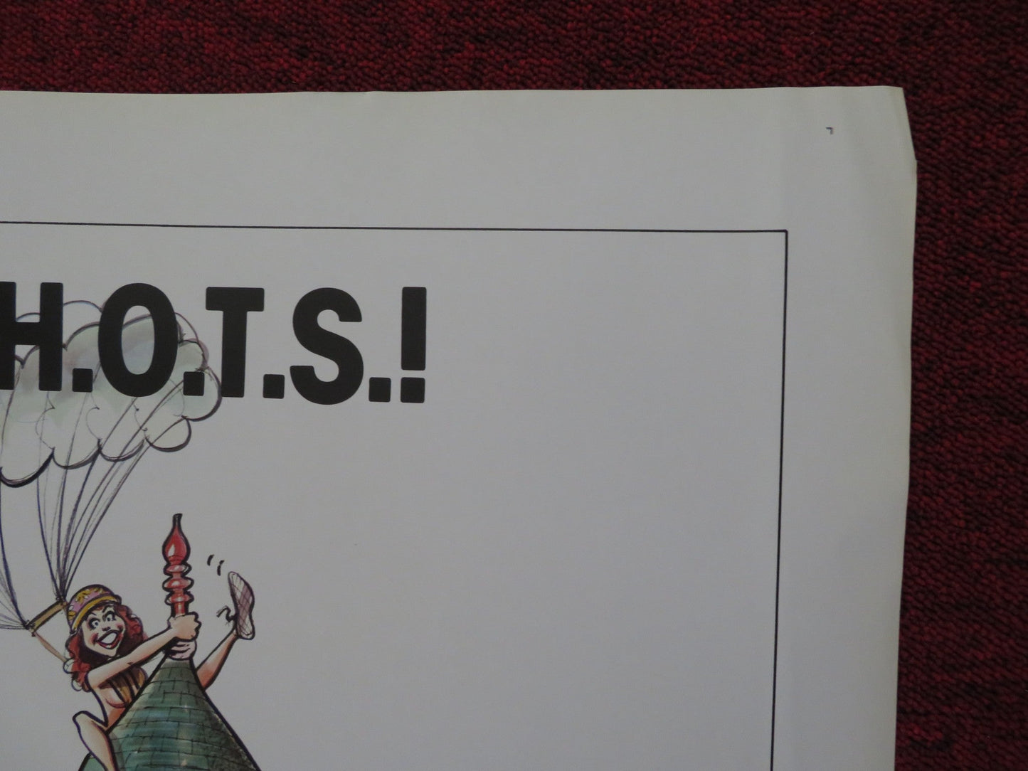 H.O.T.S. FOLDED US ONE SHEET POSTER SUSAN KIGER LISA LONDON 1979 Rendezvous Cinema Movie posters