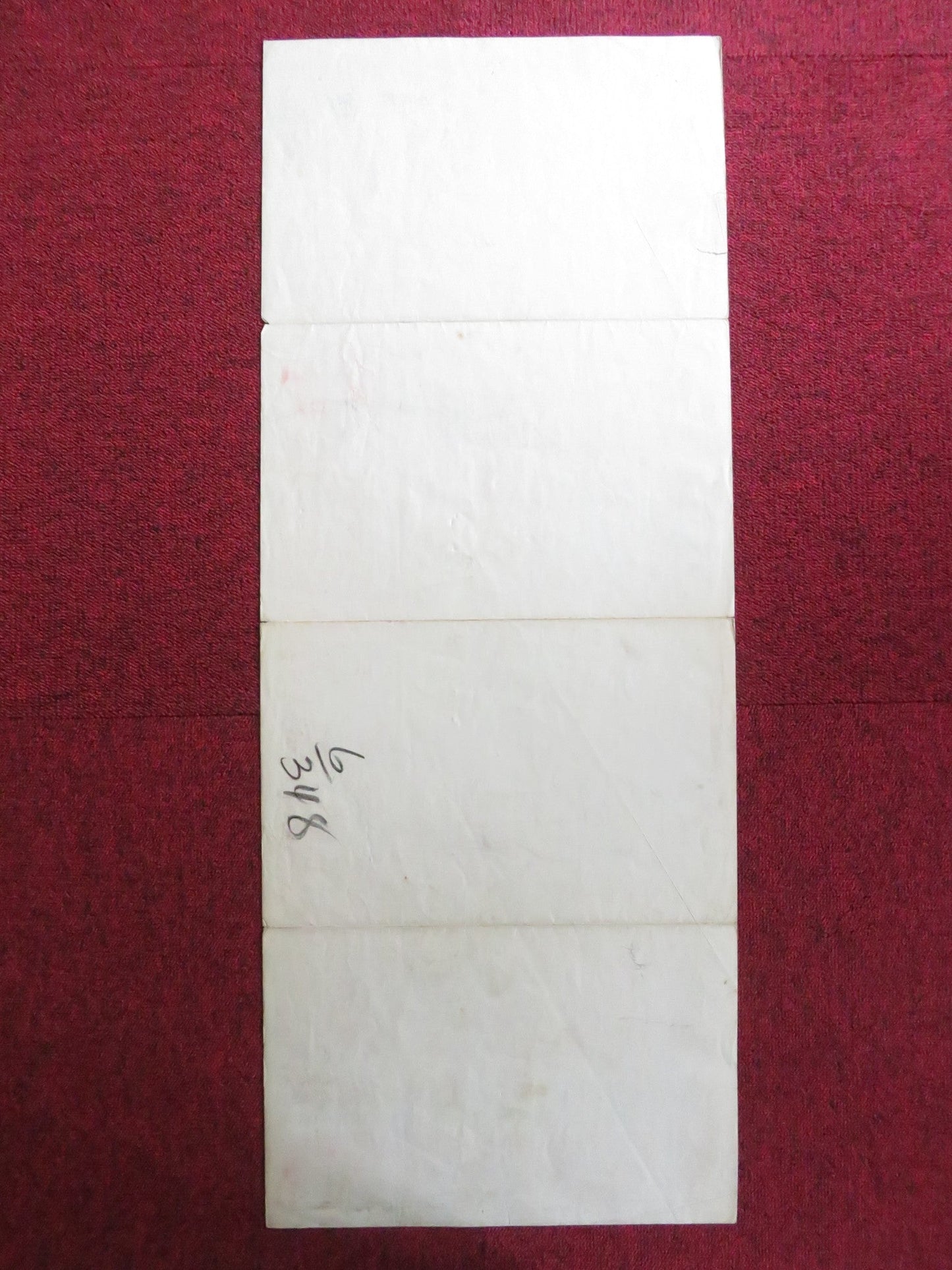 HUK! US INSERT (14"x 36") POSTER GEORGE MONTGOMERY MONA FREEMAN 1958 Rendezvous Cinema Movie posters