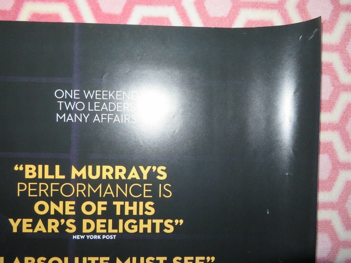 HYDE PARK ON HUDSON QUAD (30"x 40") ROLLED POSTER BILL MURRAY LAURA LINNEY 2012 Movie posters