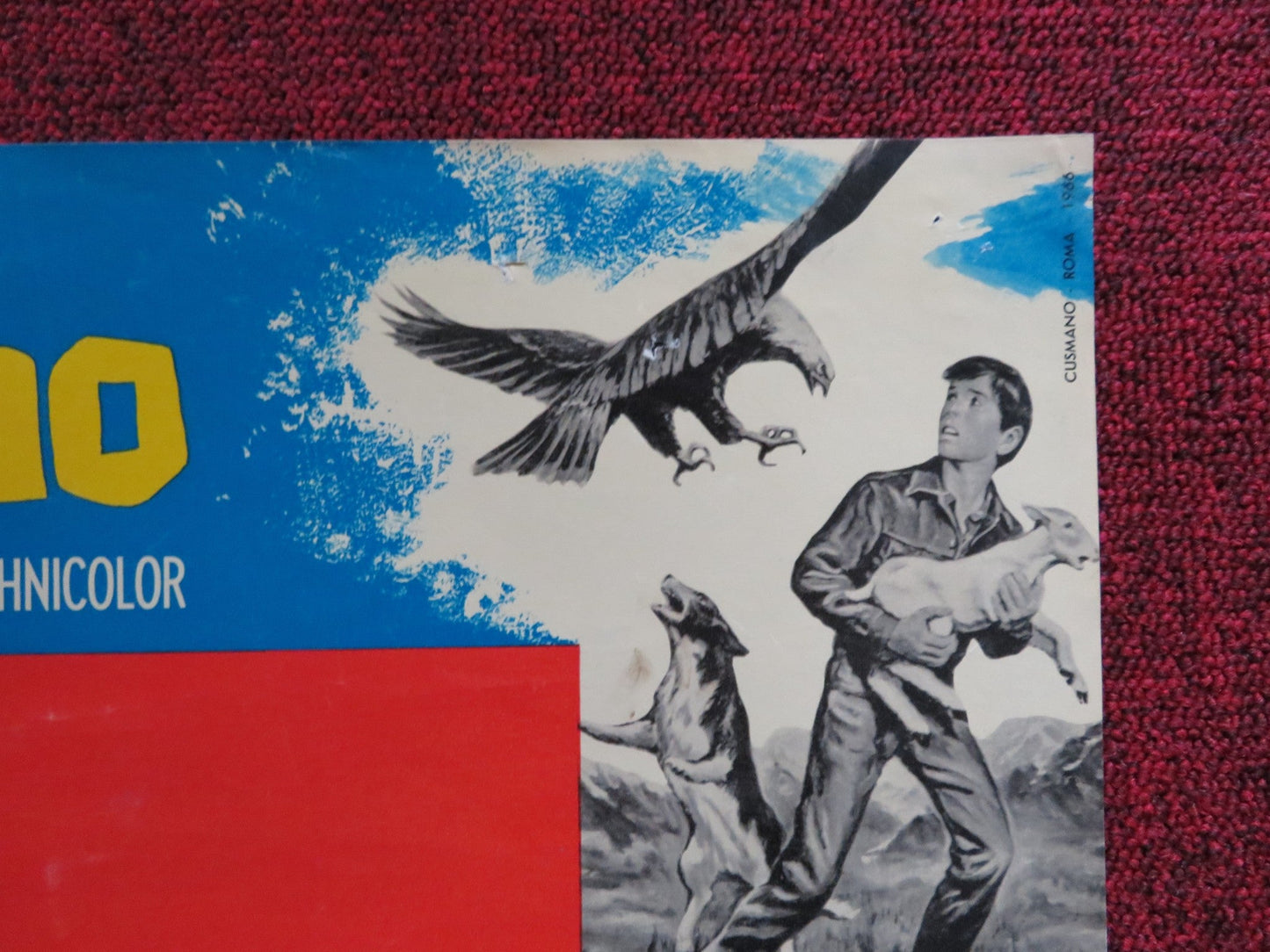 I PASCOLI DELL'ALTIPIANO - B ITALIAN FOTOBUSTA POSTER CARDI GUY STOCKWELL 1966 Rendezvous Cinema Movie posters