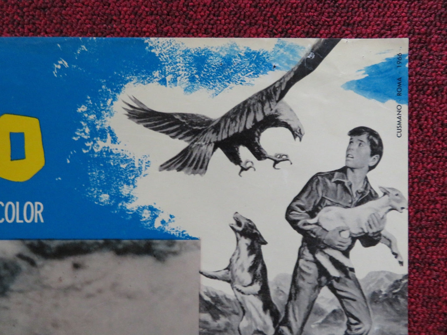 I PASCOLI DELL'ALTIPIANO - D ITALIAN FOTOBUSTA POSTER CARDI GUY STOCKWELL 1966 Rendezvous Cinema Movie posters