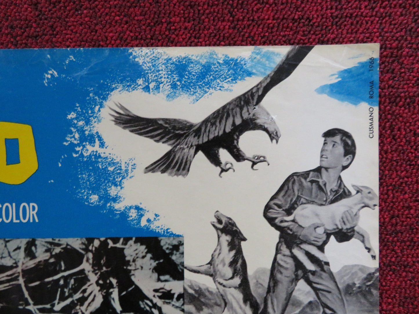 I PASCOLI DELL'ALTIPIANO - E ITALIAN FOTOBUSTA POSTER CARDI GUY STOCKWELL 1966 Rendezvous Cinema Movie posters