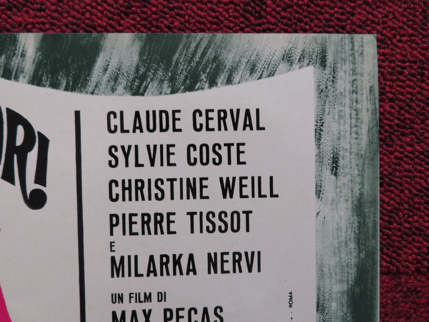 I PERICOLOSI AMORI DELLA...CASTA SUSANNA ITALIAN FOTOBUSTA POSTER C.CERVAL 1967 Rendezvous Cinema Movie posters