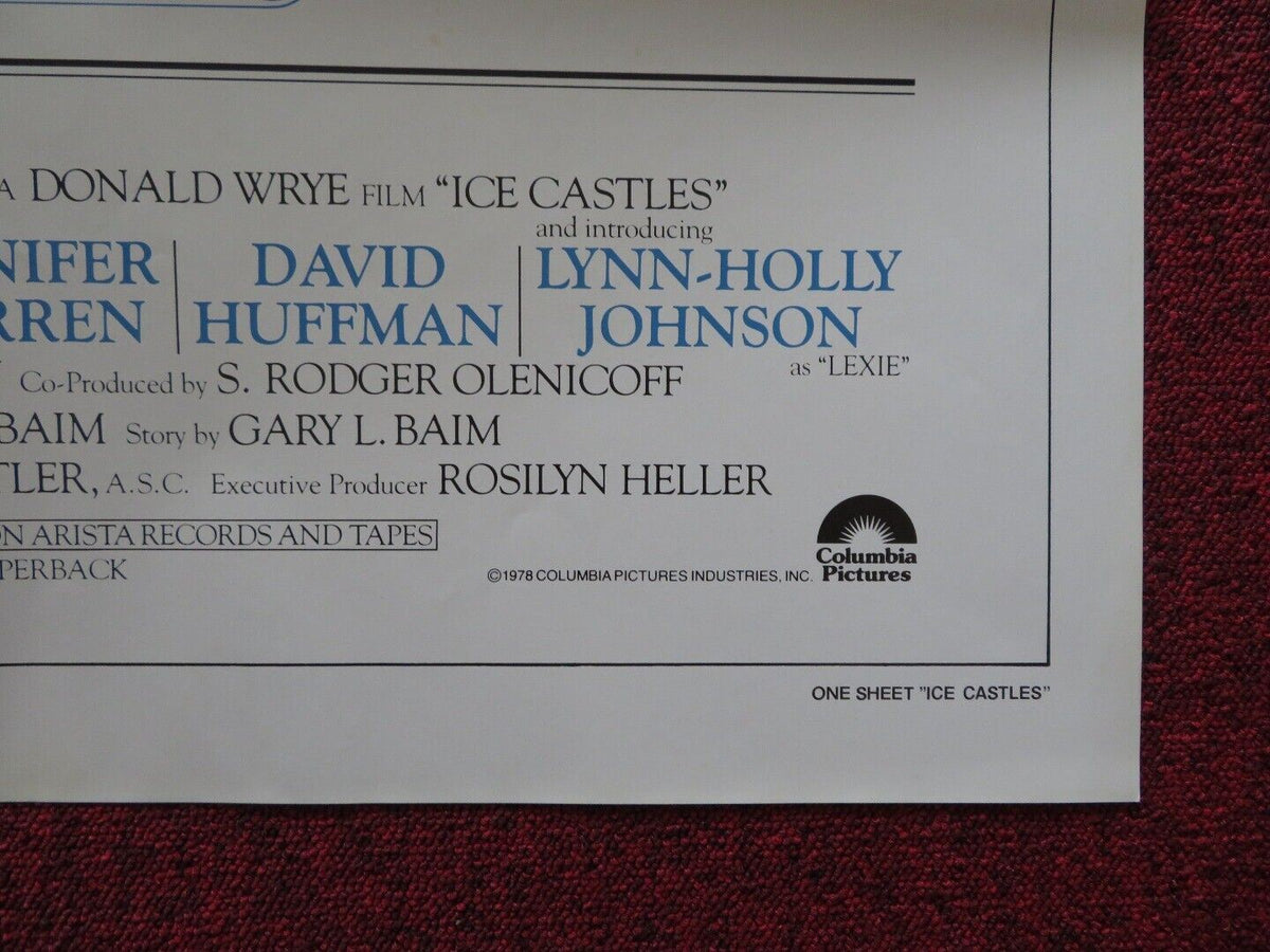 ICE CASTLES FOLDED US ONE SHEET POSTER ROBBY BENSON 1978 Movie posters