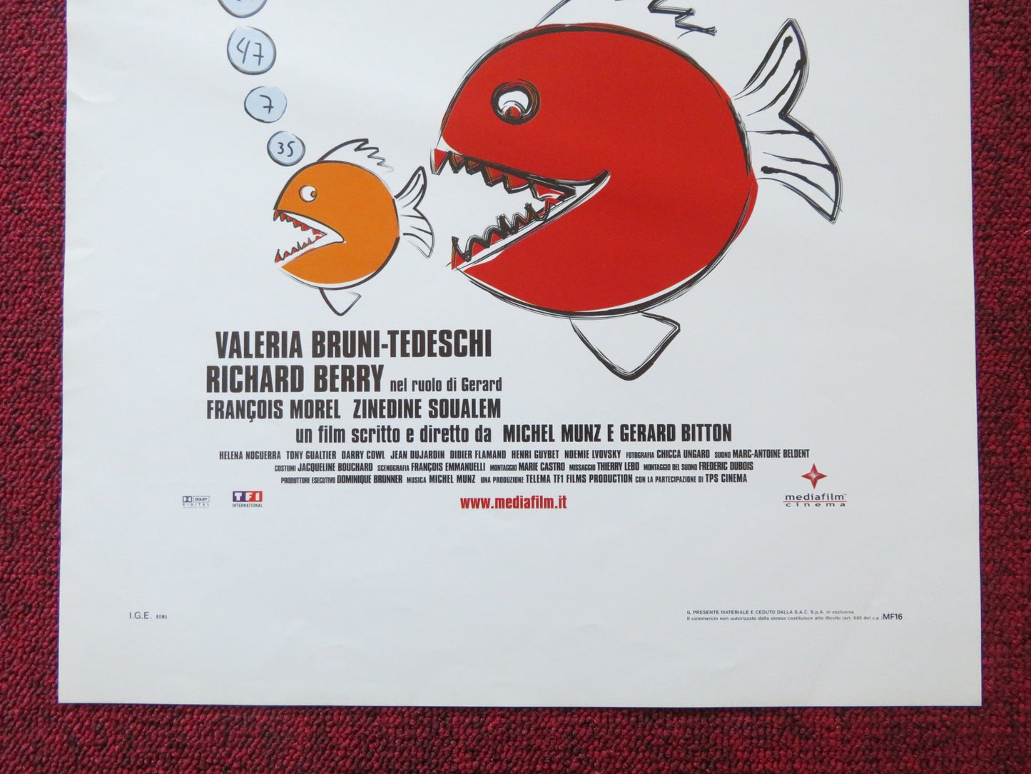 IF I WERE A RICH MAN ITALIAN LOCANDINA POSTER JEAN - PIERRE DARROUSSIN 2002 Rendezvous Cinema Movie posters